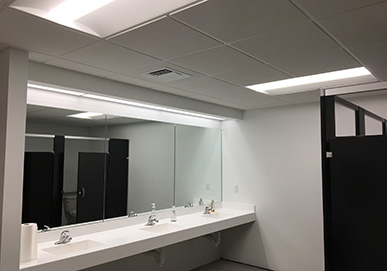 Supply Building Bathroom.